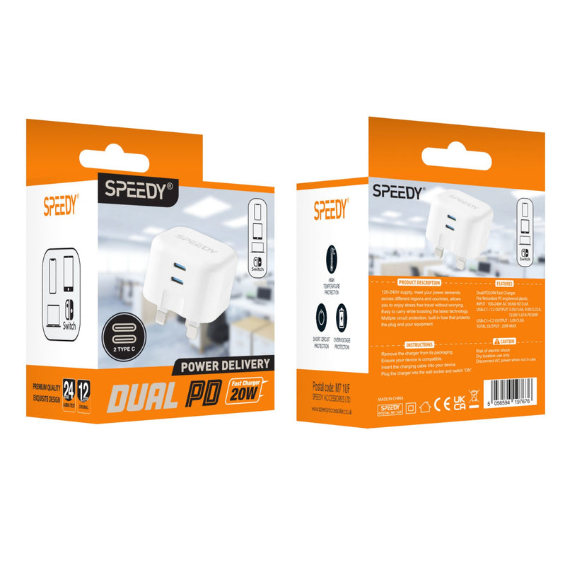 SPEEDY® SP-TC76A 20W USB C Fast Charger